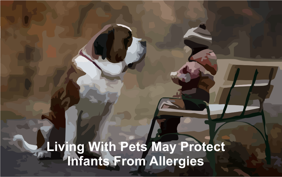 Pets protect kids from allergies