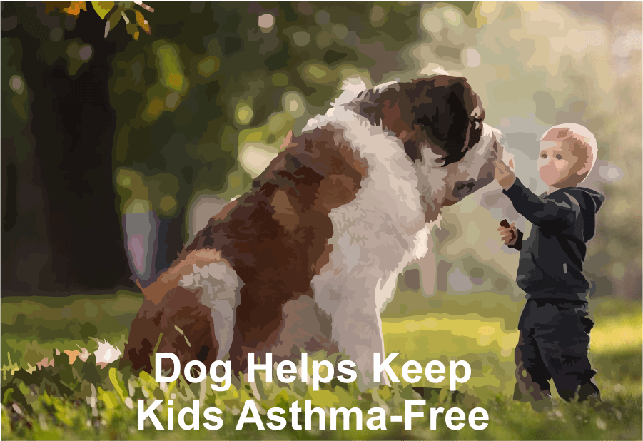 dog helps kids asthama free